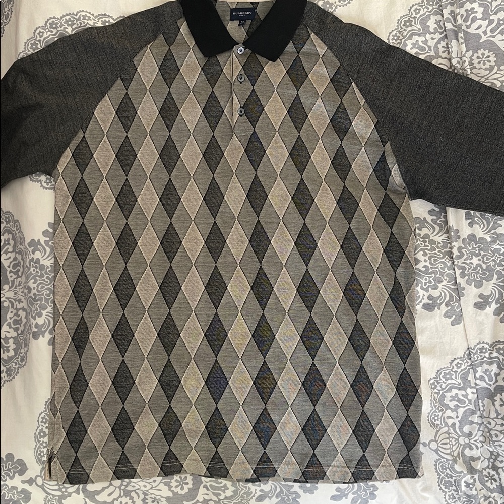 Burberry Golf Polo Shirt Men’s XL